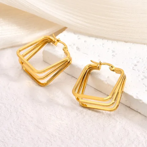 Aretes Cuadrados Doré