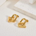 Aretes Conexión Dorada