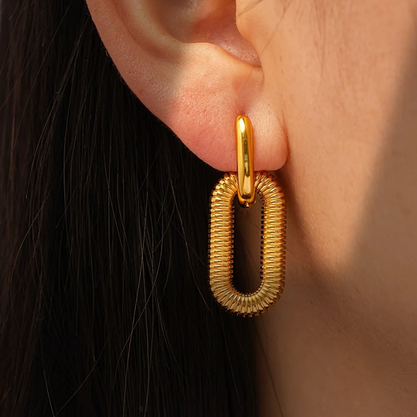 Aretes Óvalo Luxe