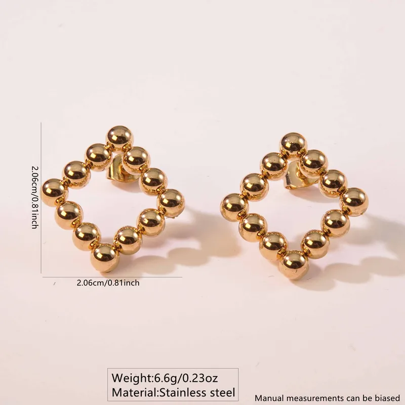Aretes Rombo de Perlas