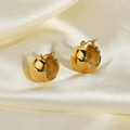 Aretes Esfera Dorada