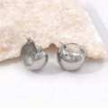 Aretes Esfera Plateada