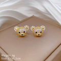 Aretes Osito con Cristales