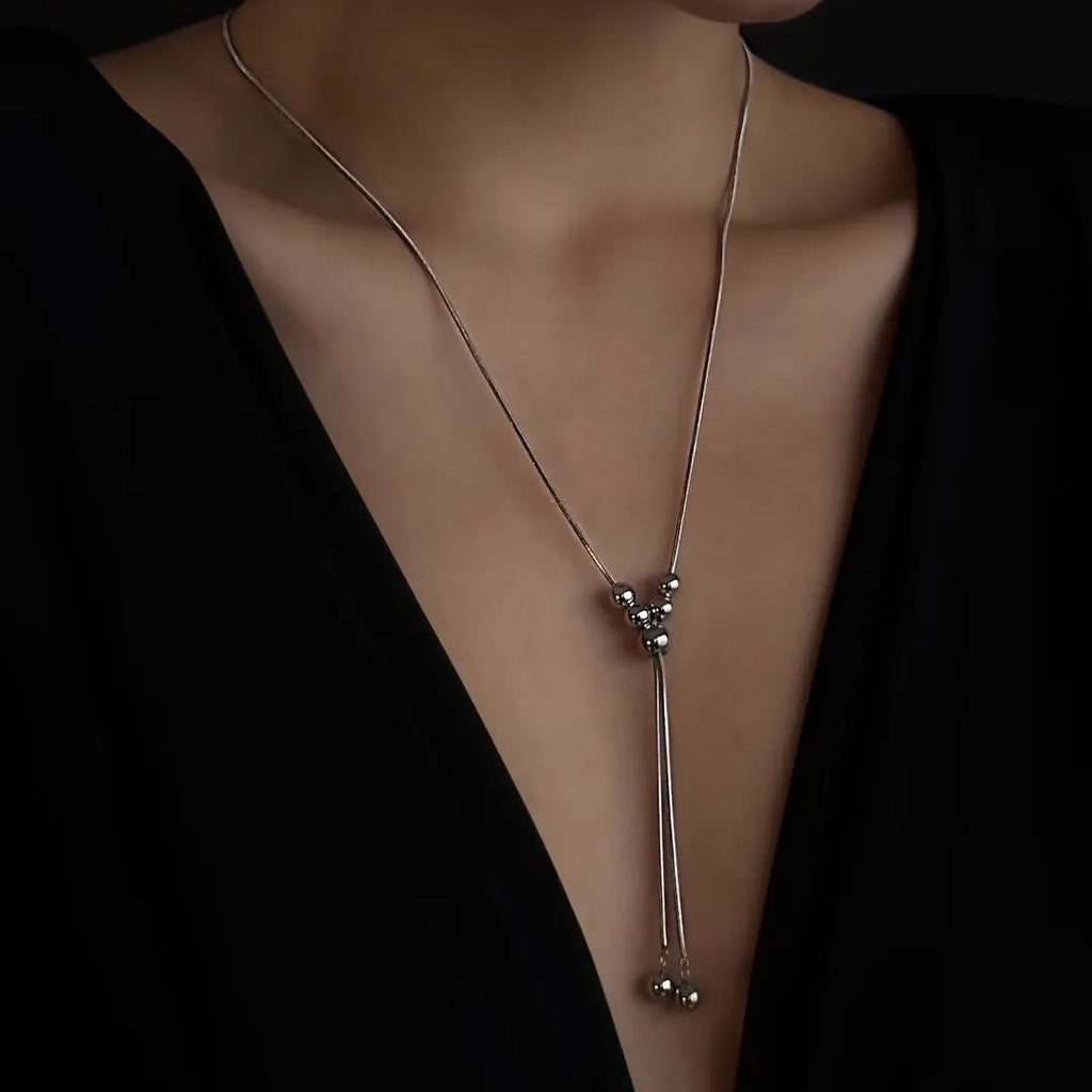 Cadena Bolas con Flecos