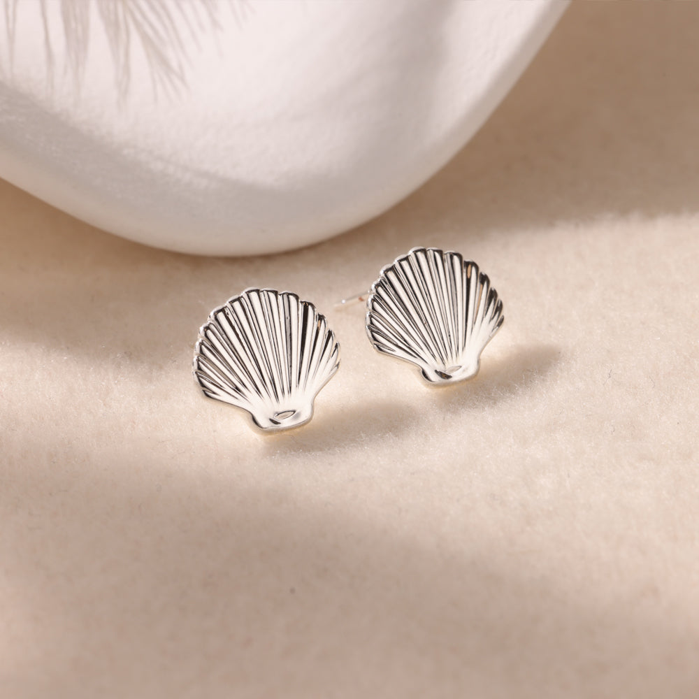 Aretes Concha Marina Lisa