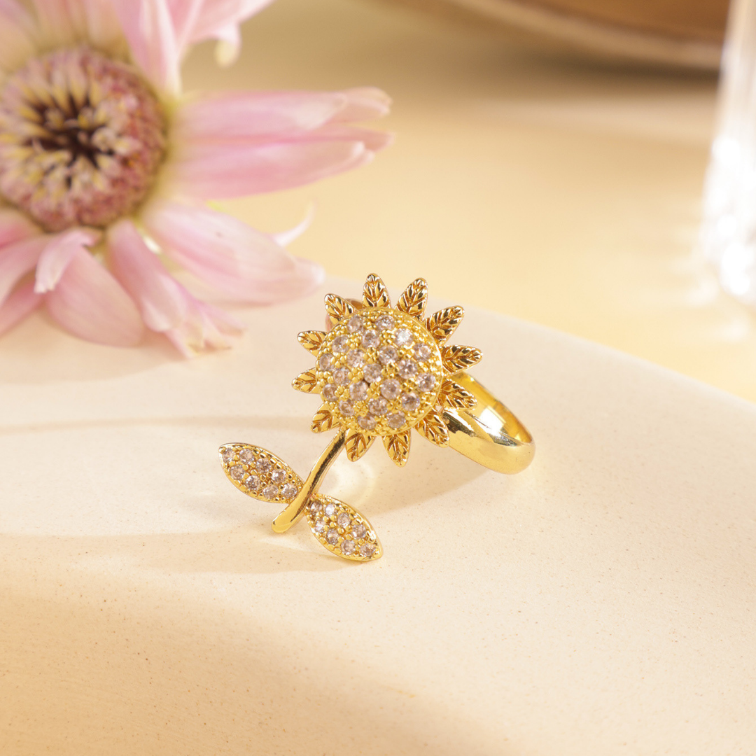 Anillo Girasol Mediano
