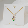 Cadena de tulipan morado