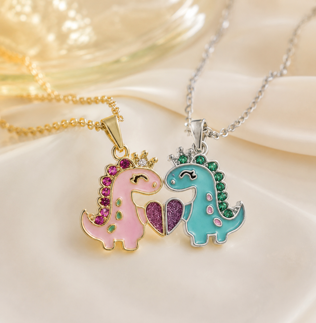 Cadena Dúo Dinosauros