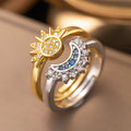 Anillo Dúo Sol y Luna