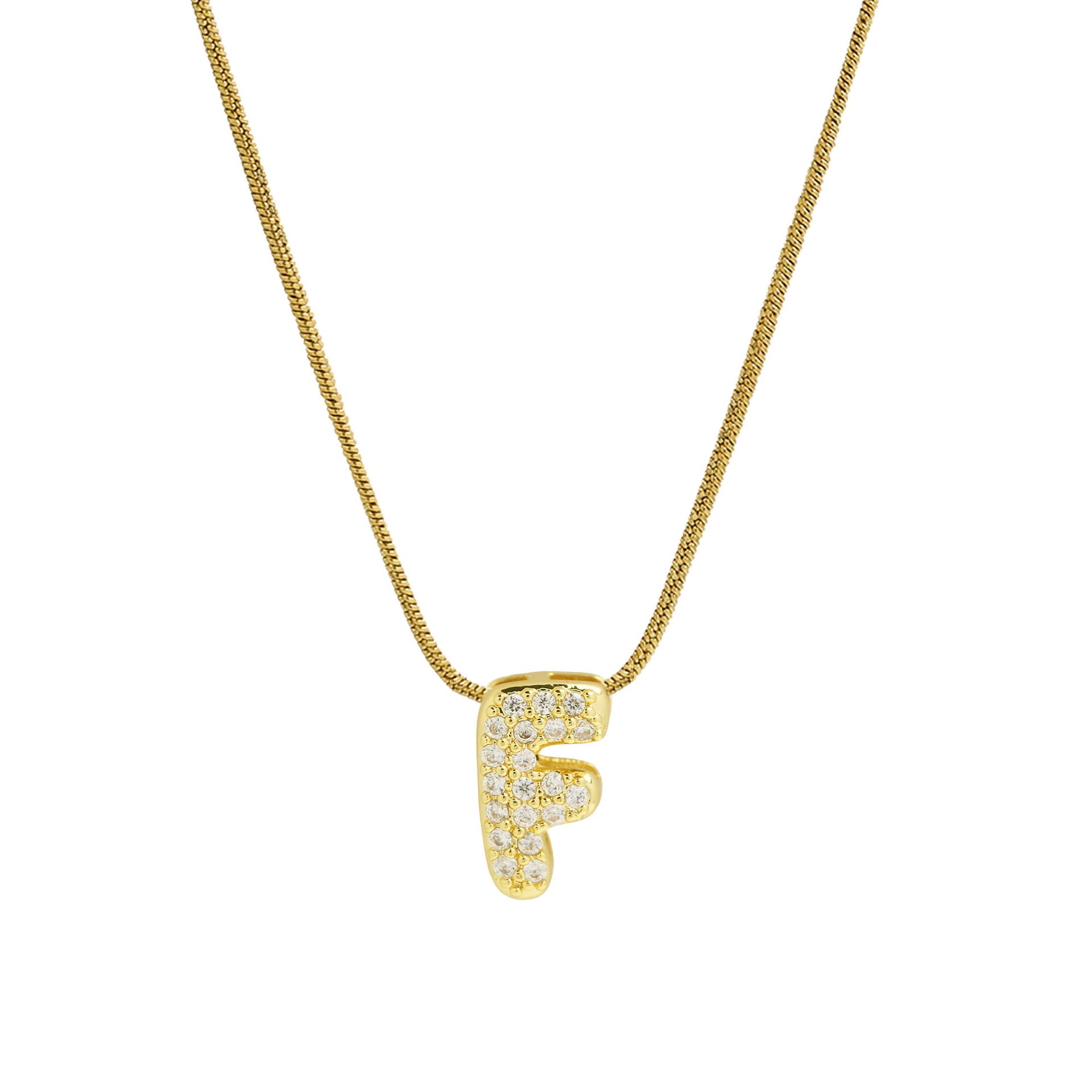 Cadena con letra F