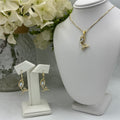 Conjunto de Tulipán (Cadena y Aretes)
