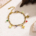 Pulsera dorado varios colores