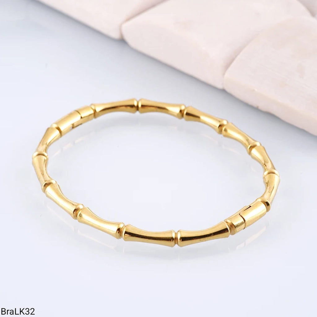 Pulsera Bambú Dorada