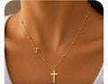 Cadena con inicial T y cruz