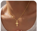 Cadena con inicial A y cruz