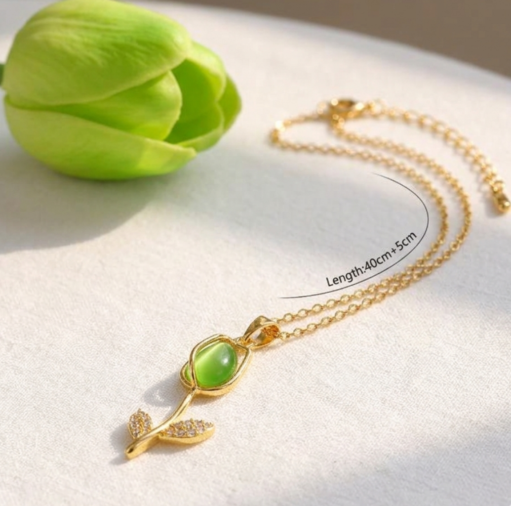 Cadena Tulipán Verde