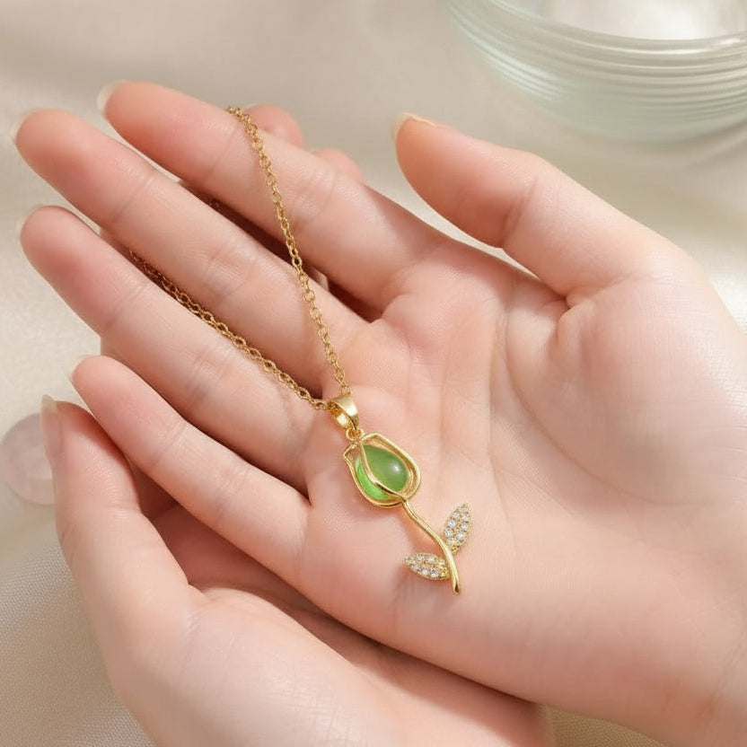 Cadena Tulipán Verde